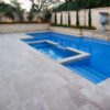 ivory travertine pool coping cheap bullnose tiles
