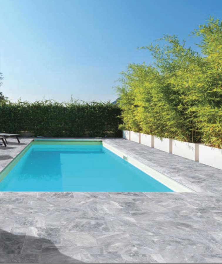 grey pool coping drop down rebate pool pavers gray melbourne tiles