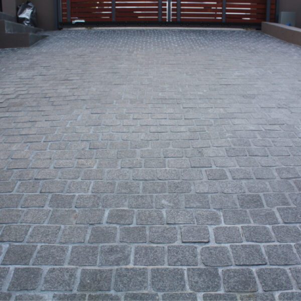 black cobbles melbourne cobblestones driveway tiles