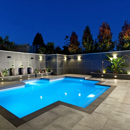 picture of granite pavers around a pool in Melbourne.