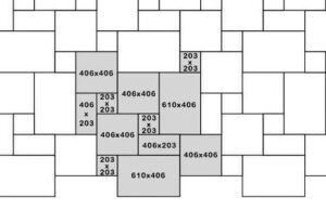 Travertine French Pattern Layout - Standard