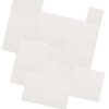 Limestone french pattern pavers capri white