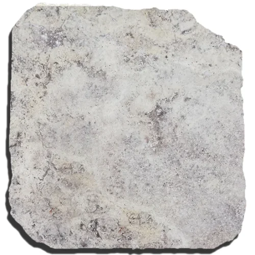 travertine stepping stone organic silver used for gardens