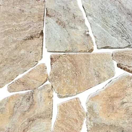 travertine crazy paving display image