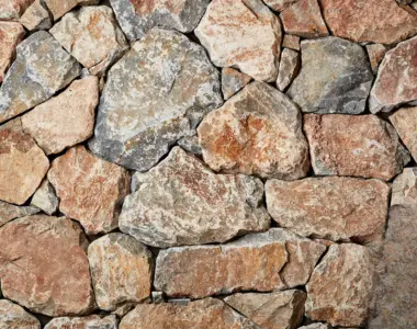 loose stone cladding autumn