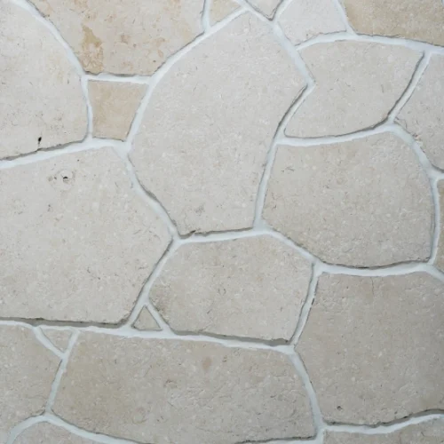 travertine crazy paving