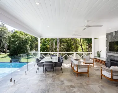 Silver Travertine installed in Brighton Victoria